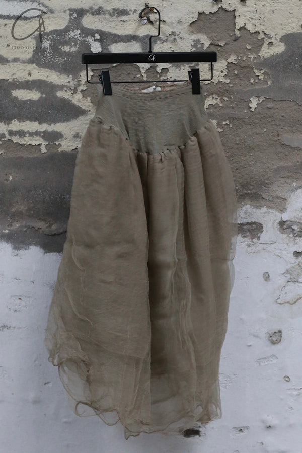 Marc Le Bihan Silk Skirt Six-layer Gauze 25930 Series French Hand-dyed MLB-25930-TOURTERELLE